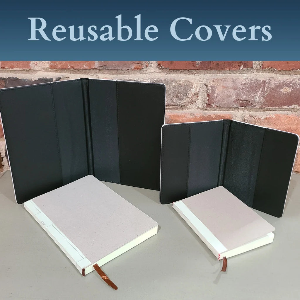 Dark Romance Book Journal with a Reusable Faux Leather Cover for Personal Notes and Creative Ideas