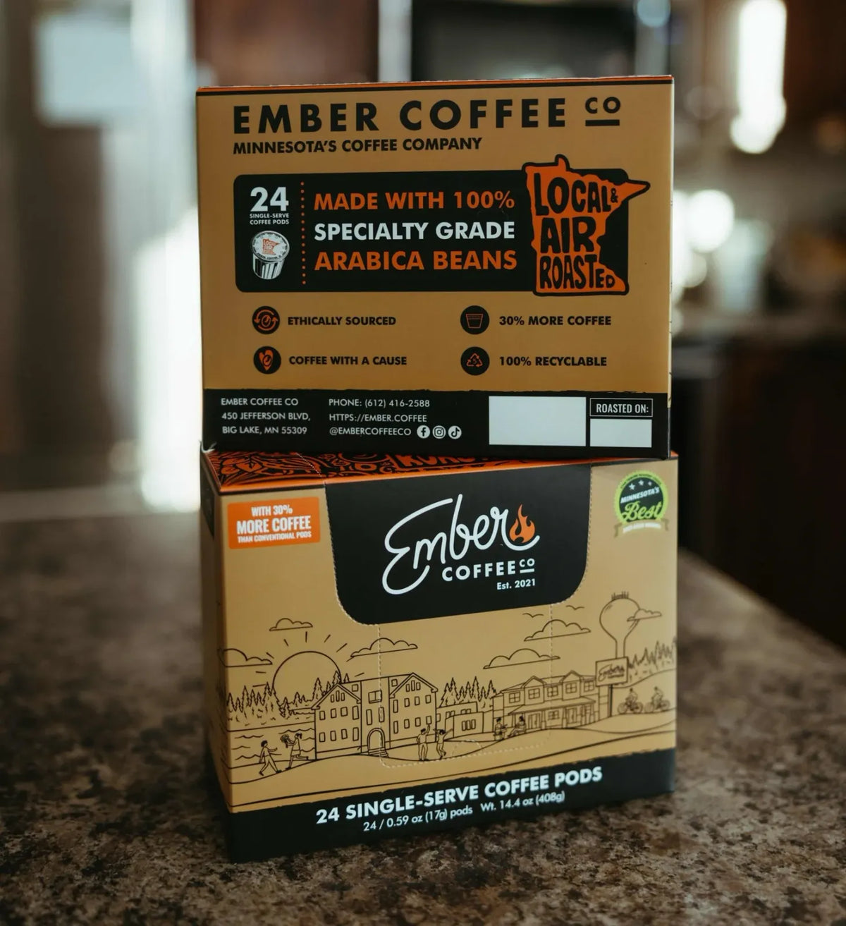 Decaf Coffee Pods from Colombia, Sugarcane Processed for Origin Sweetness in Every Coffee Break