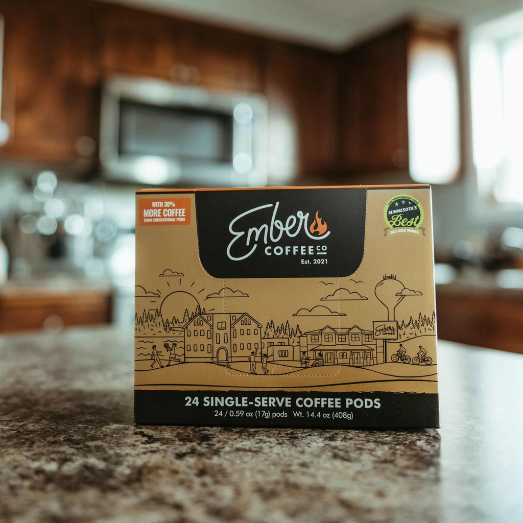 Decaf Coffee Pods from Colombia, Sugarcane Processed for Origin Sweetness in Every Coffee Break