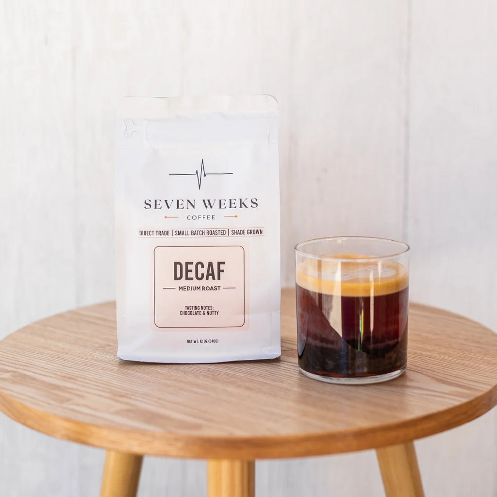 Decaf Whole Bean Coffee from Colombia with Brown Sugar, Gingerbread and Cocoa Notes in 12 oz or 5 lb Bags
