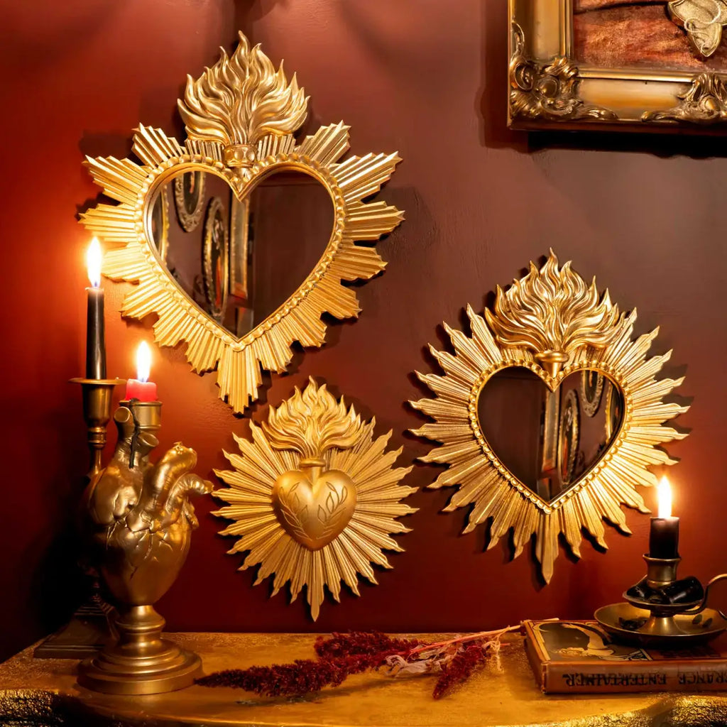 Decorative Mirror, 30 x 26 cm Sacred Heart Design