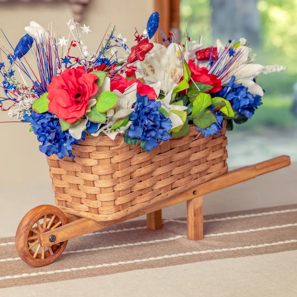 Decorative Wheelbarrow Basket