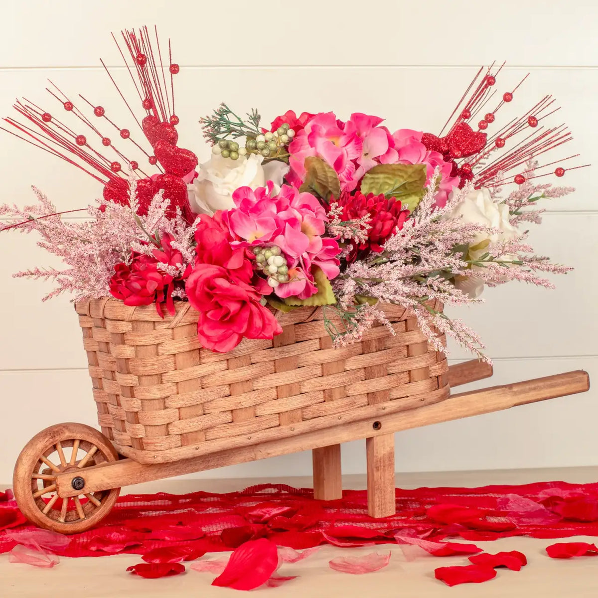 Decorative Wheelbarrow Basket