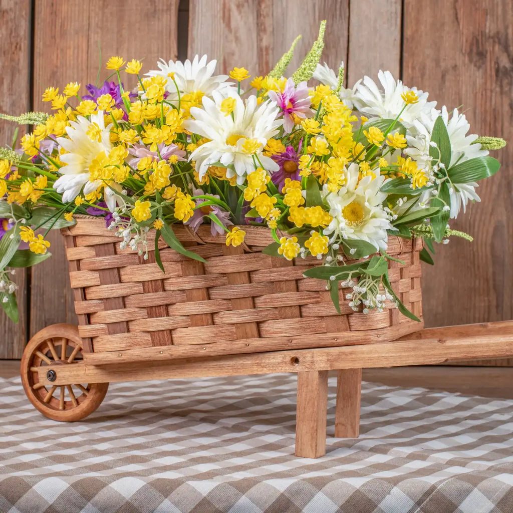 Decorative Wheelbarrow Basket