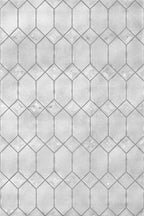 Decorative Window Privacy Film in an Old English Geometric Design