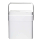 Dehumidifier for Large Spaces with 50 Pint Daily Moisture Removal, Wi-Fi Control, Lift-and-Twist Design and Pump