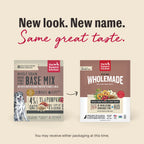 Dehydrated Dog Food Base Mix with Whole Grain, Vegetables and Fruit for Warm-Water Meal Preparation