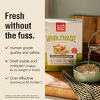 Dehydrated Grain Free Beef Dog Food for Complete Meals, Toppers, or Enrichment Serving in Four Sizes