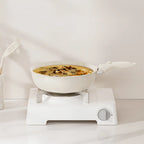 Detachable Handle Ceramic Cookware Set with Nonstick Pots and Pans for Compact Kitchen Storage