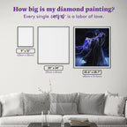 Diamond Painting Kit of The Emperor on a Large Full-Drill Canvas