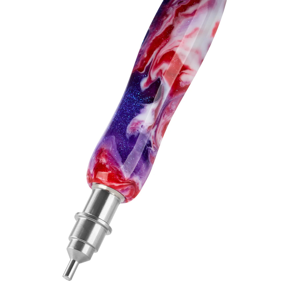 Diamond Painting Pen in Magenta and Violet Celestial Swirl