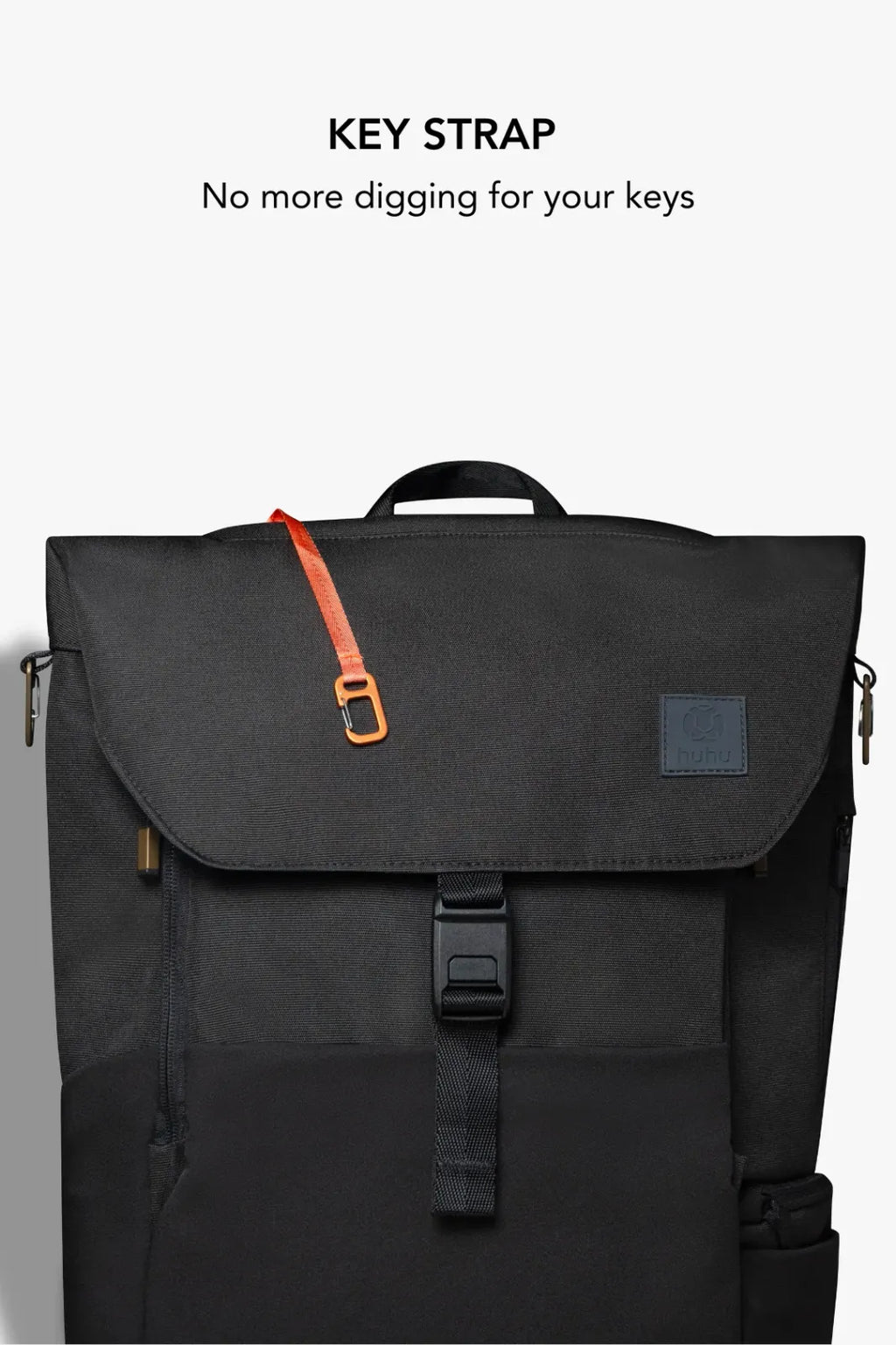 Diaper Backpack and Changing Wallet Bundle in Mid(dle of the)night Black with 10 Pockets and Packing Pouches