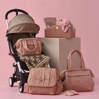 Diaper Backpack in Dusty Rose