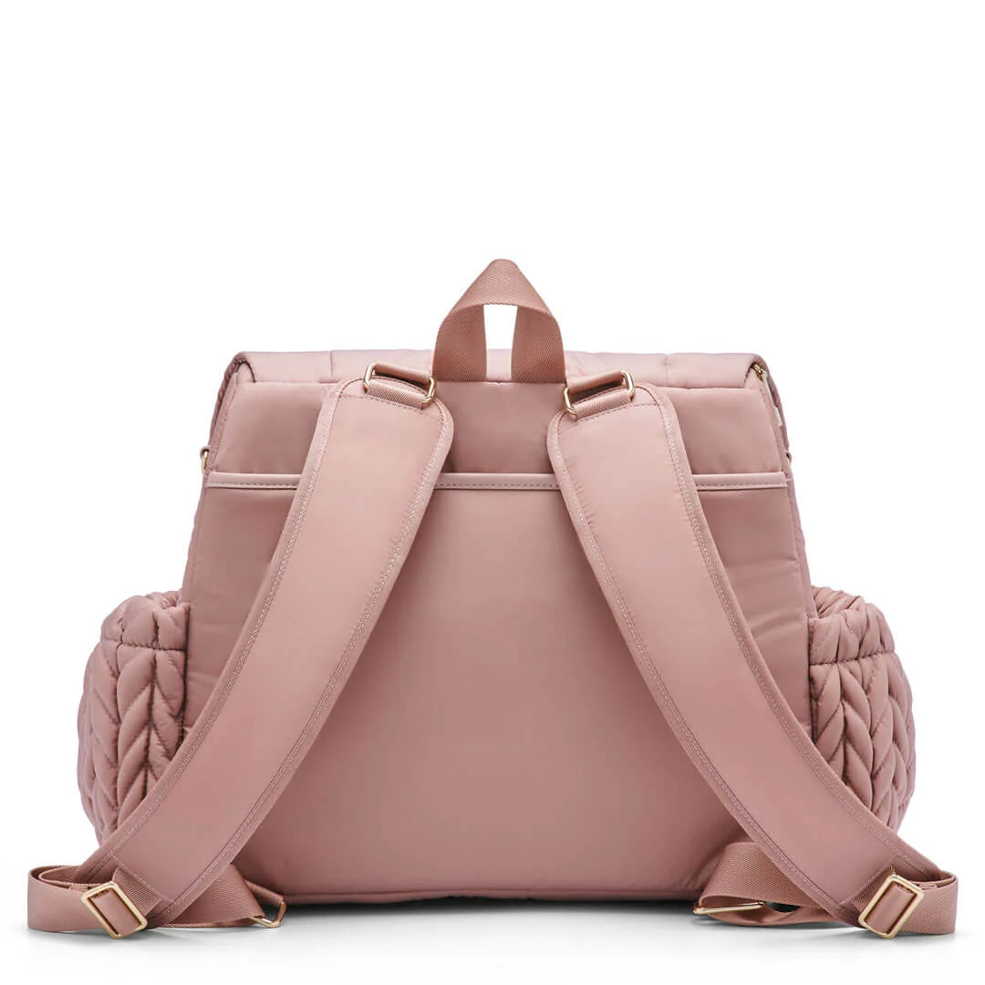 Diaper Backpack in Dusty Rose
