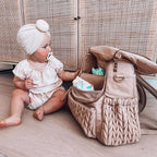 Diaper Backpack in Dusty Rose