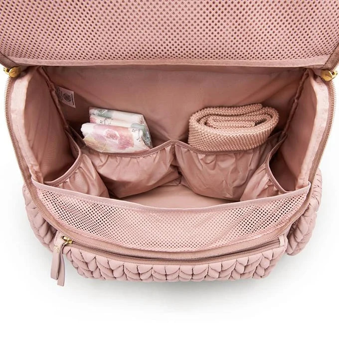 Diaper Backpack in Dusty Rose