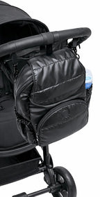 Diaper Bag Backpack with a Full-Unzip Fold-Over Front and Insulated Bottle Holders for Daily Outings