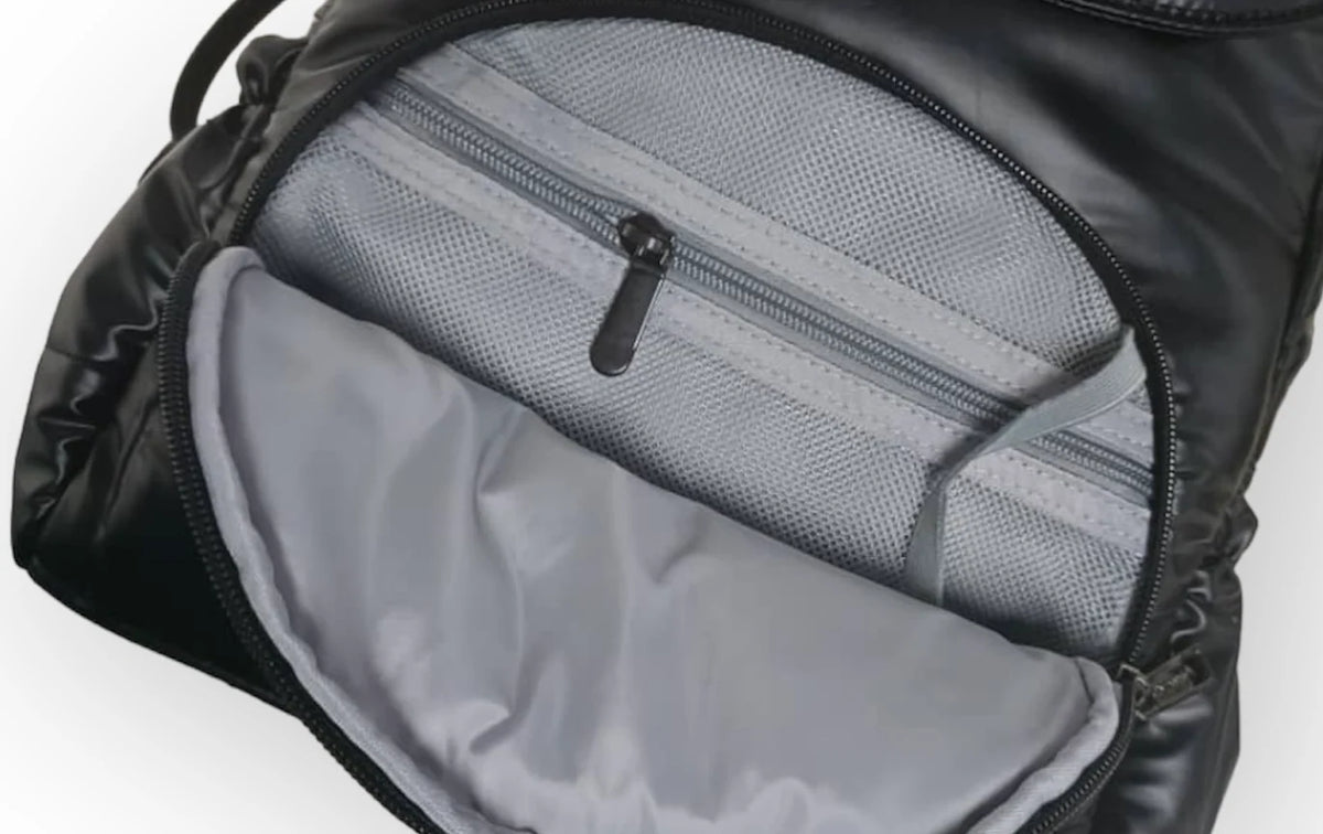 Diaper Bag Backpack with a Full-Unzip Fold-Over Front and Insulated Bottle Holders for Daily Outings