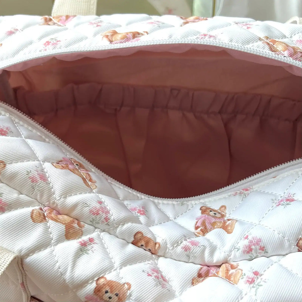 Diaper Bag in Quilted Cotton