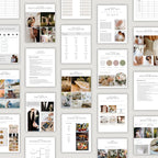 Digital Wedding Planner with 200+ Customizable Pages for Budget Tracking and Wedding Day Timelines