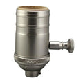 Dimmer Light Socket in Satin Nickel