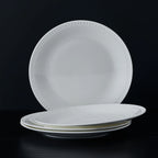 Dinner Plate Set of 4 in Pristine White