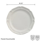 Dinner Plates Set of 4 in Rich Cream Stoneware