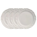 Dinner Plates Set of 4 in Rich Cream Stoneware