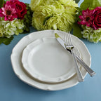 Dinner Plates Set of 4 in Rich Cream Stoneware