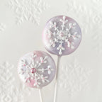 Disc Cake Pop Mold for Smooth, Flat Decorating Surfaces and Consistent Shapes in Lavender ABS Plastic