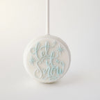 Disc Cake Pop Mold for Smooth, Flat Decorating Surfaces and Consistent Shapes in Lavender ABS Plastic