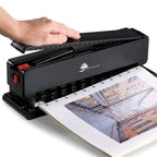 Discbound Notebook Punch for Circa-Style Organization, Heavy-Duty 15-Sheet Paper Punch for Everyday Planning