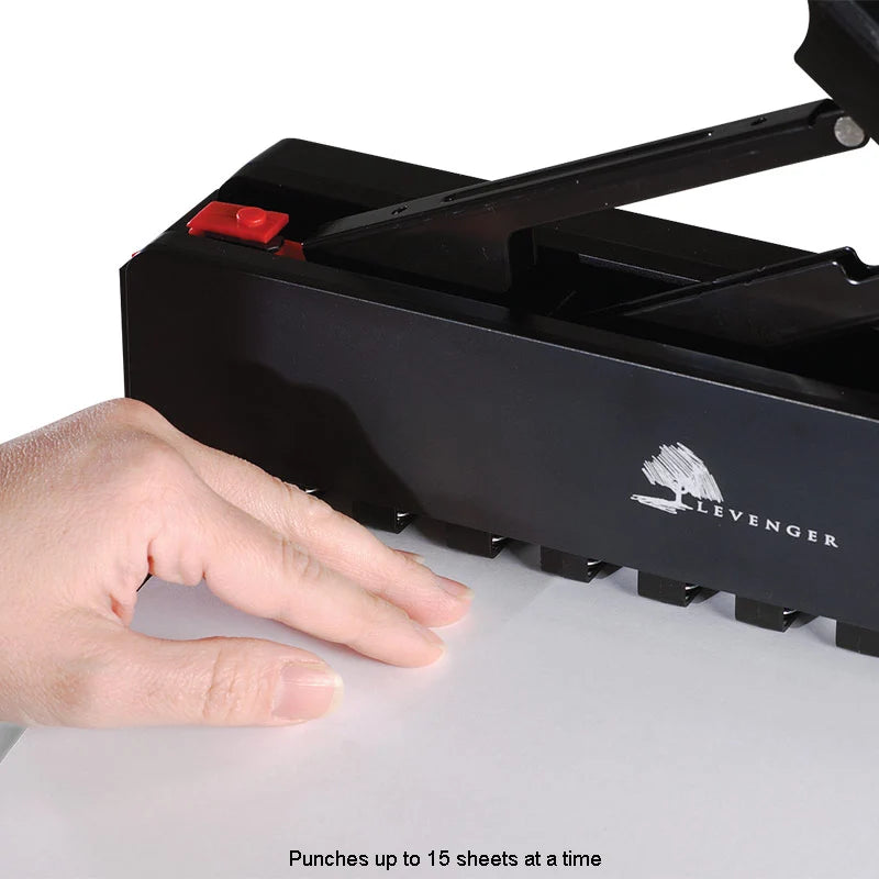 Discbound Notebook Punch for Circa-Style Organization, Heavy-Duty 15-Sheet Paper Punch for Everyday Planning