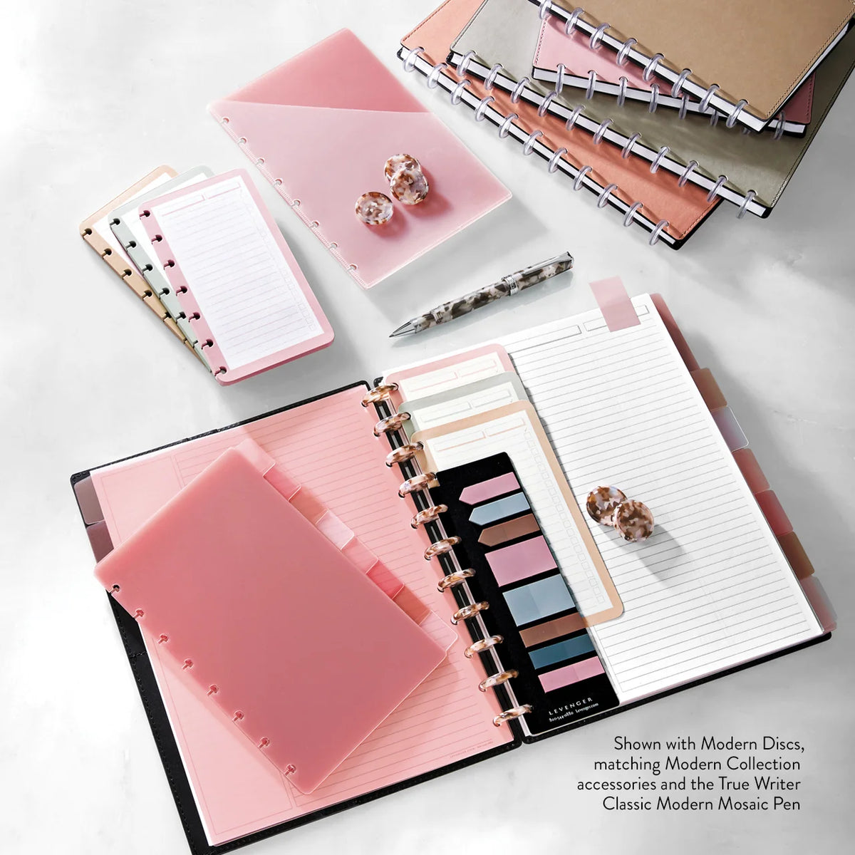 Discbound Notebook with Flexible LevTex Cover, Junior or Letter Size, and Personalization · Circa Notebooks