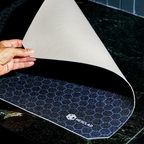 Dish Drying Mat for Kitchen Counter, Absorbent Quick-Drying Surface with Waterproof Backing and Trim-to-Fit Design
