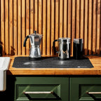 Dish Drying Mat for Kitchen Counter, Absorbent Quick-Drying Surface with Waterproof Backing and Trim-to-Fit Design