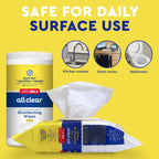 Disinfecting Wipes for Everyday Surface Cleaning, 80 Count per Pack with a Moisture-Lock Lid