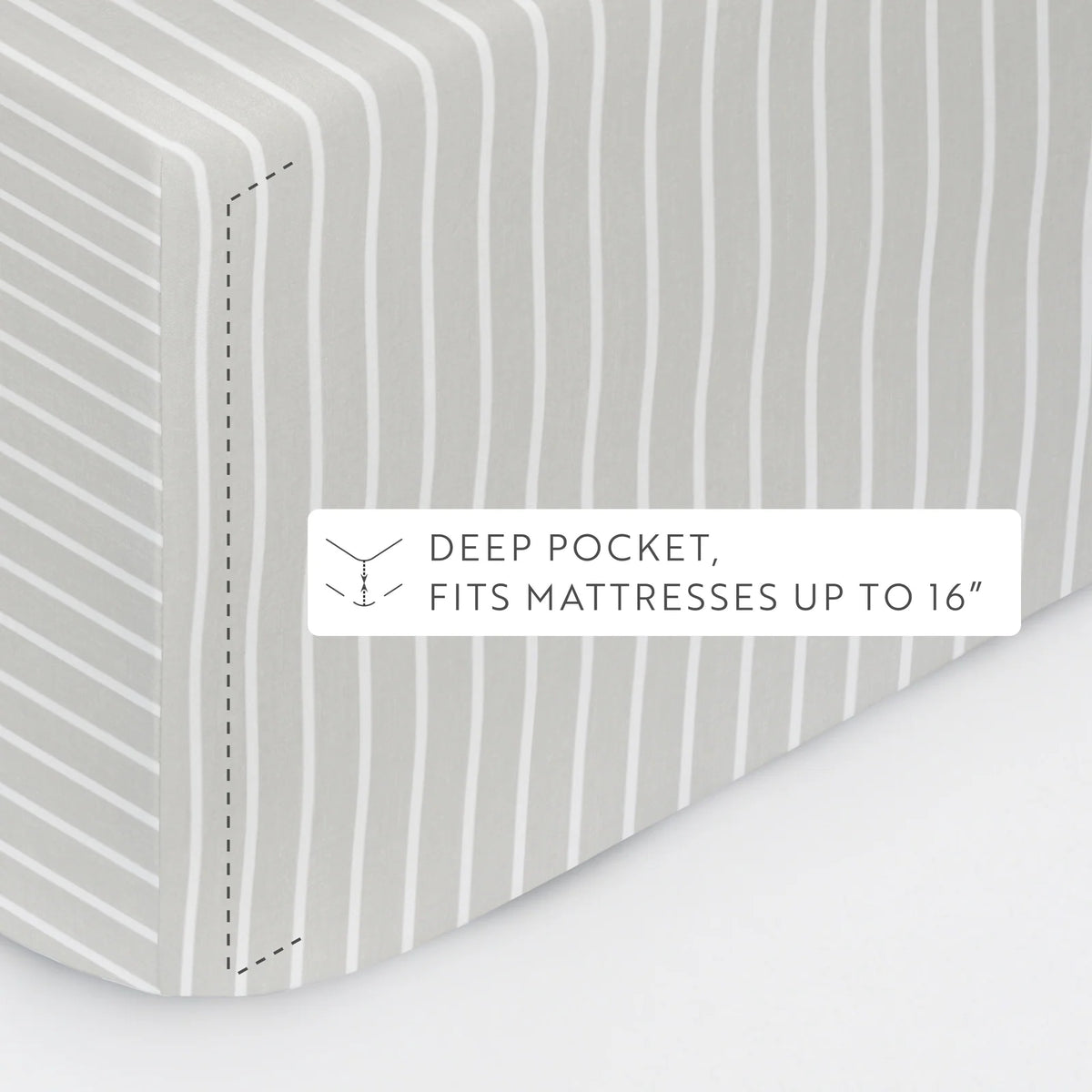 Distressed Awning Stripe 4-Piece Microfiber Sheet Set in Twin to California King Sizes · Bed Sheets