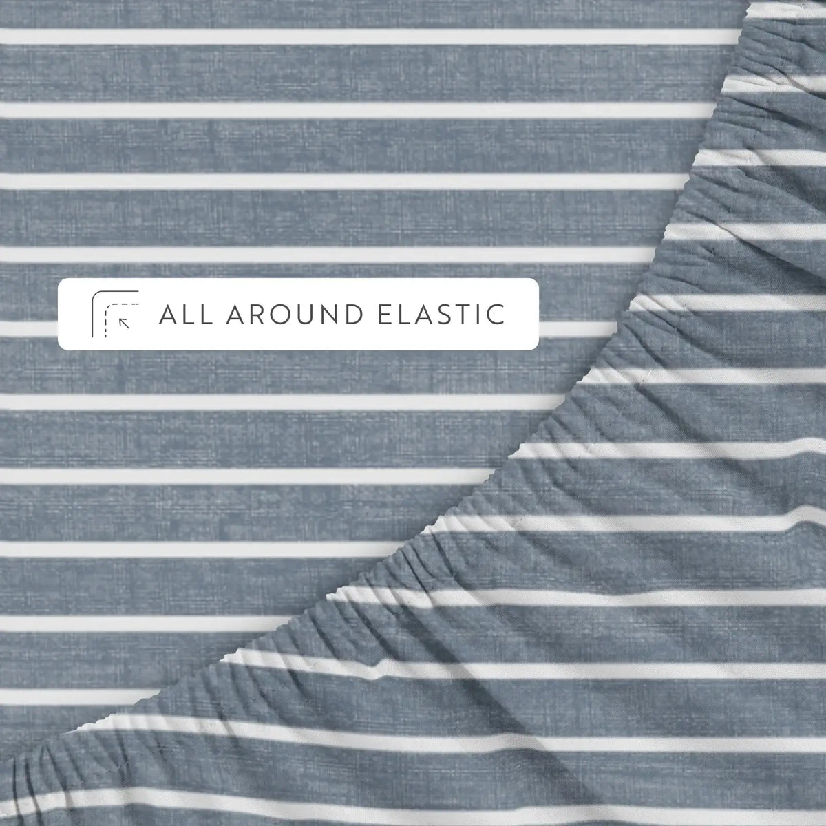 Distressed Awning Stripe 4-Piece Microfiber Sheet Set in Twin to California King Sizes · Bed Sheets