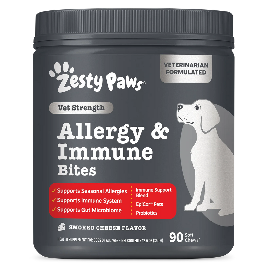 Dog Allergy Chews, 90 Chews-Smoked Cheese