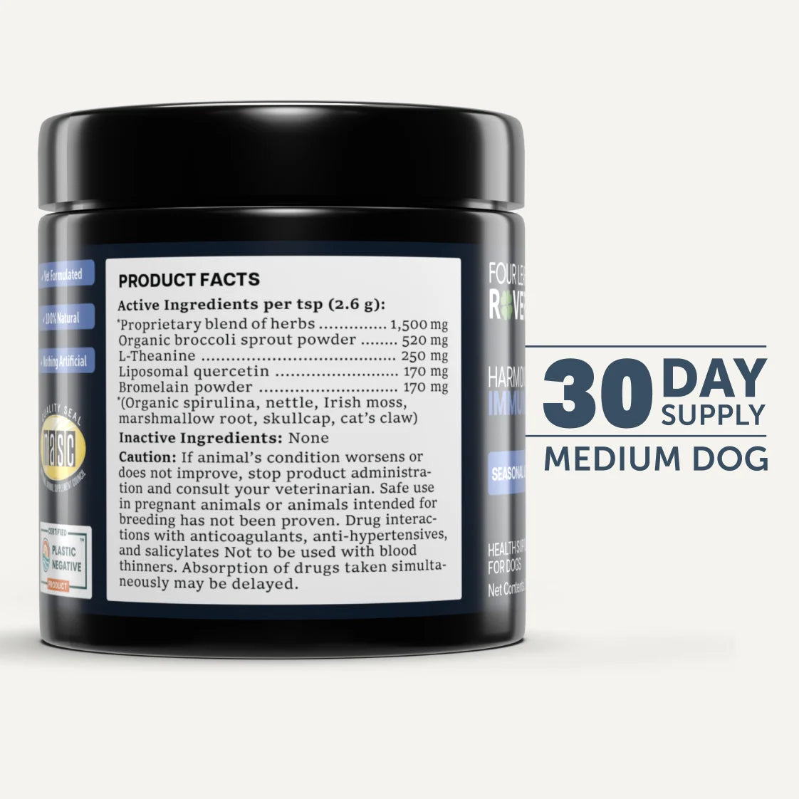 Dog Allergy Support Supplement for Seasonal and Environmental Sensitivities, Daily Organ Support Formula