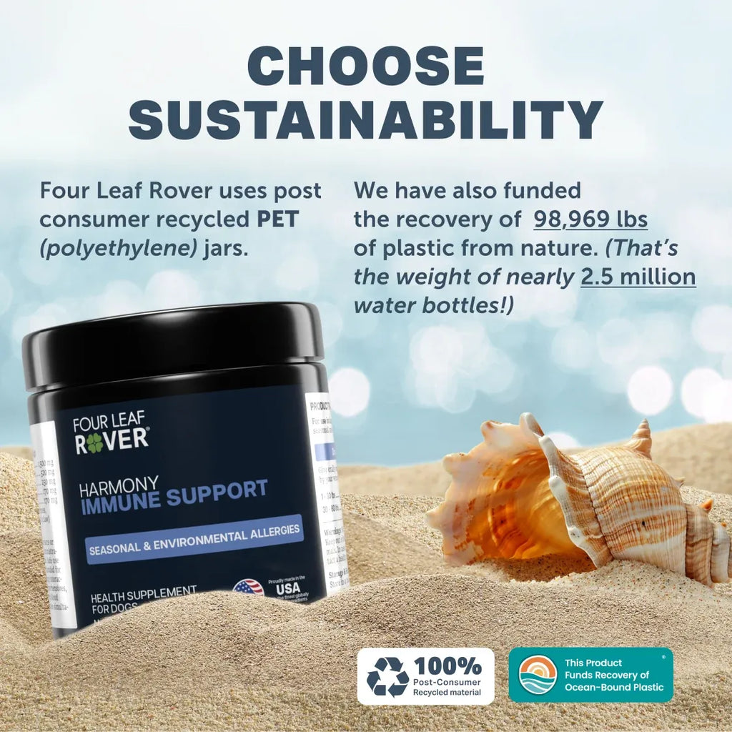 Dog Allergy Support Supplement for Seasonal and Environmental Sensitivities, Daily Organ Support Formula