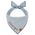 Dog Bandana in Lake Blue Stripe