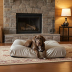 Dog Bed Covers in Woven Poly-Cotton