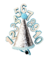 Dog Birthday Hat, Blue