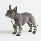 Dog Boots with Water-Resistant Exterior, Reflective Straps and Secure Velcro Fit for Snow, Salt and Rough Ground
