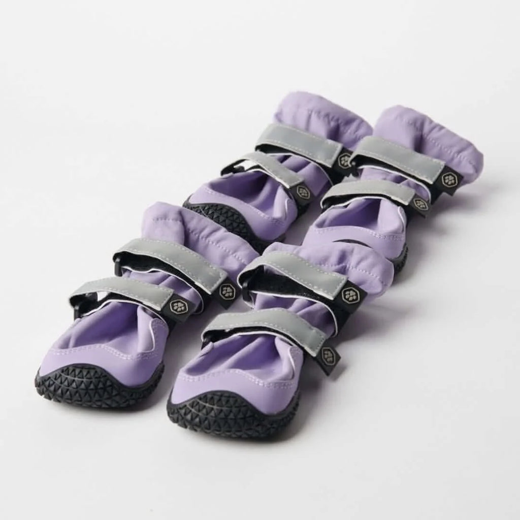 Dog Boots with Water-Resistant Exterior, Reflective Straps and Secure Velcro Fit for Snow, Salt and Rough Ground