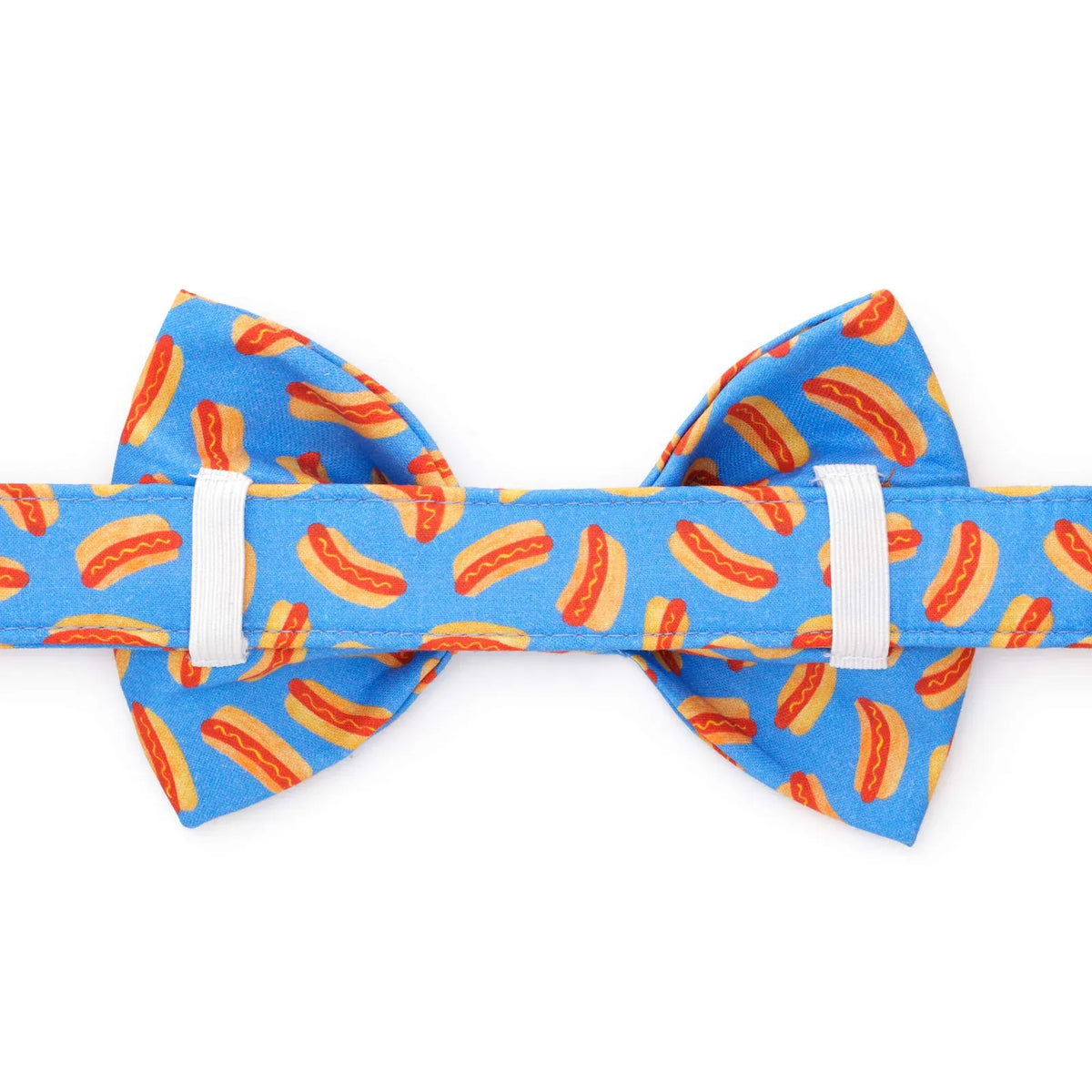 Dog Bow Tie Collar Accessory with Removable Two-Loop Design in Small or Large Sizes · Removable bow tie accessory