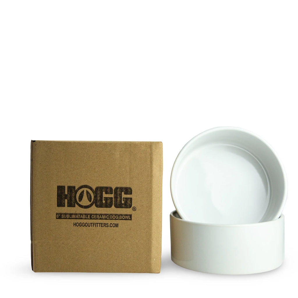 Dog Bowl Set, White