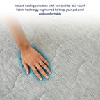 Dog Cooling Waterproof Runner Blanket in Arctic Grey